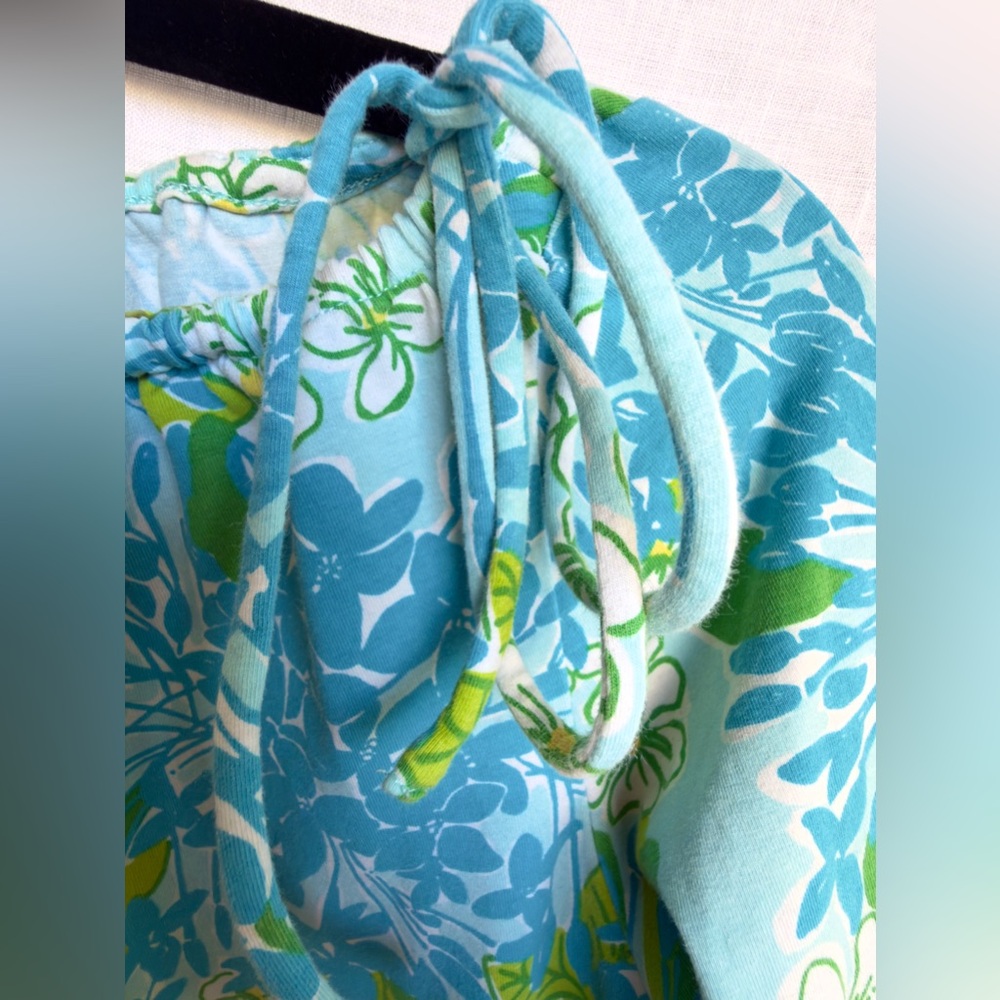 Lilly Pulitzer, Near-Vintage, Stretch Cotton, Retro Floral XS Mini‎ Dress - Picture 5 of 7